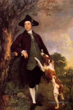 Portrait de George Lord Vernon Thomas Gainsborough Peinture à l'huile